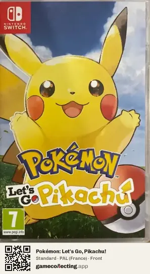Pokémon: Let's Go, Pikachu! Nintendo Switch, France box front