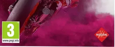MotoGP 19, the PEGI square on its front