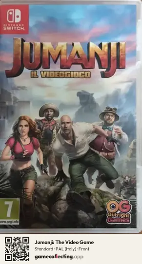 Jumanji: The Video Game Nintendo Switch, Italy box front