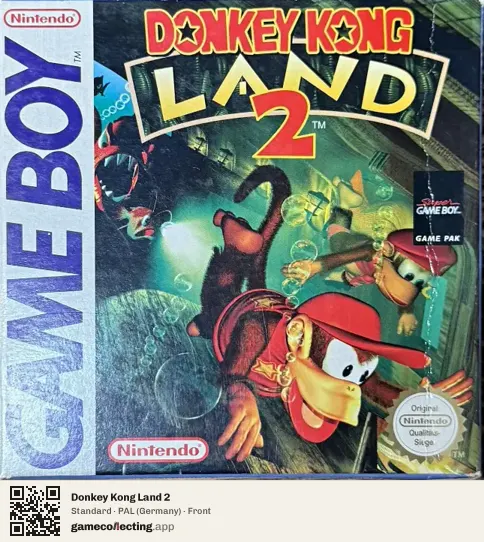 Donkey Kong Land 2 Game Boy, Germany box front