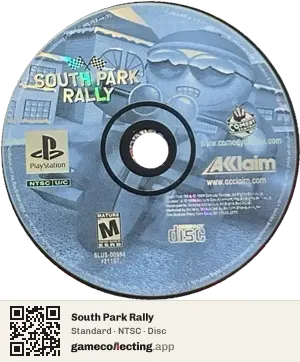 South Park Rally PlayStation, NTSC disc