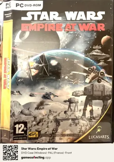 Star Wars: Empire at War Computer, France box front