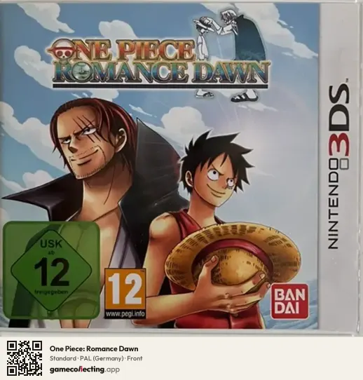 One Piece: Romance Dawn Nintendo 3DS, Germany box front