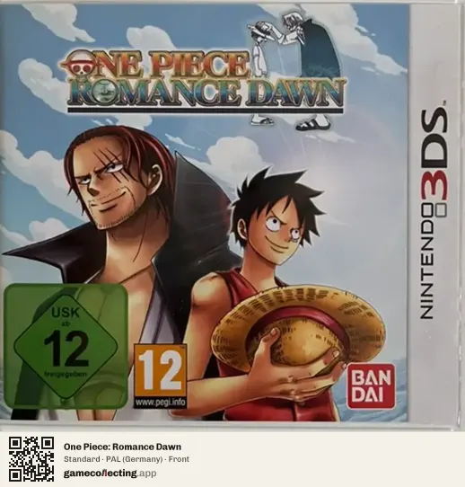One Piece: Romance Dawn Nintendo 3DS, Germany box front
