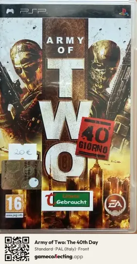 Army of Two: The 40th Day PlayStation Portable, Italy box front