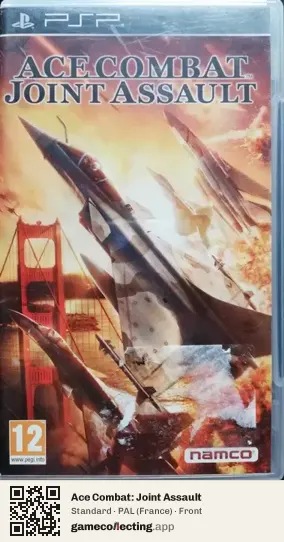 Ace Combat: Joint Assault PlayStation Portable, France box front