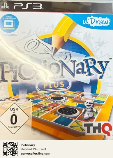Pictionary PlayStation 3, PAL box front