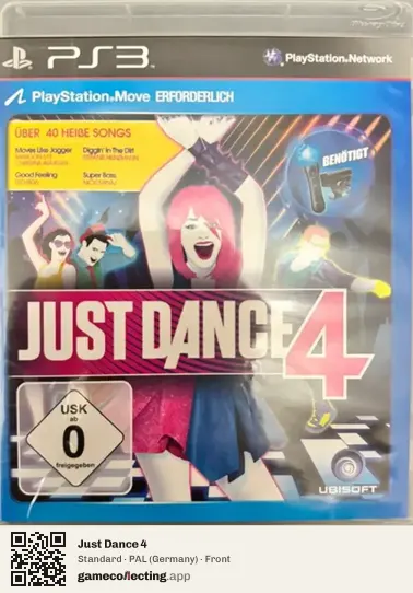 Just Dance 4 PlayStation 3, Germany box front