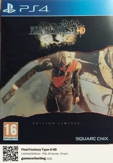 Final Fantasy Type-0 HD PlayStation 4, France box front