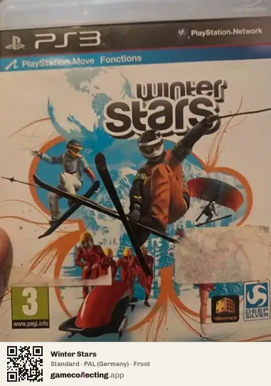 Winter Stars PlayStation 3, Germany box front