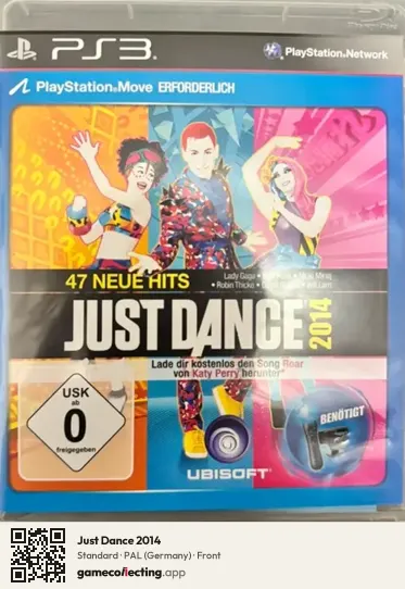 Just Dance 2014 PlayStation 3, Germany box front
