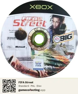 FIFA Street Xbox, PAL disc