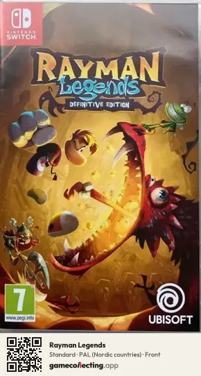 Rayman Legends Nintendo Switch, Nordic countries box front
