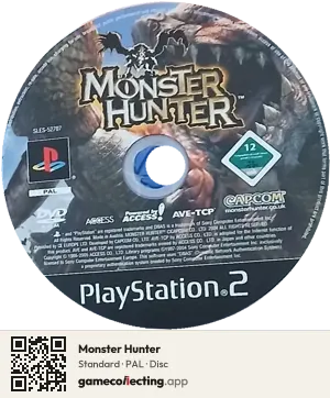 Monster Hunter PlayStation 2, PAL disc