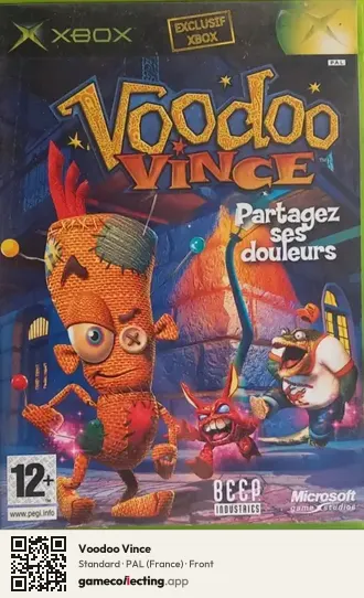 Voodoo Vince Xbox, France box front