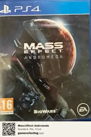 Mass Effect: Andromeda PlayStation 4, PAL box front