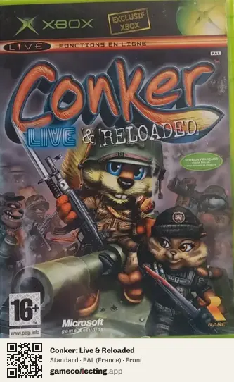 Conker: Live & Reloaded Xbox, France box front