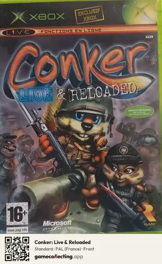 Conker: Live & Reloaded Xbox, France box front