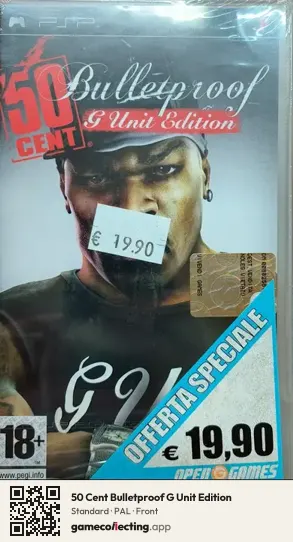 50 Cent Bulletproof G Unit Edition PlayStation Portable, PAL box front