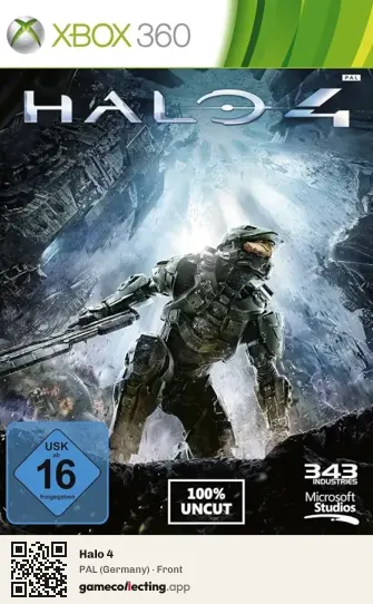 Halo 4 Xbox 360, Germany box front