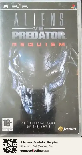 Aliens vs. Predator: Requiem PlayStation Portable, France box front