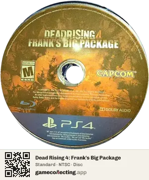 Dead Rising 4: Frank's Big Package PlayStation 4, NTSC disc