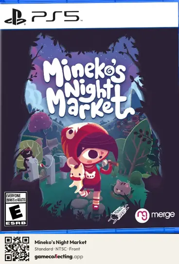 Mineko's Night Market PlayStation 5, NTSC box front