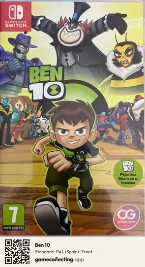 Ben 10 Nintendo Switch, Spain box front