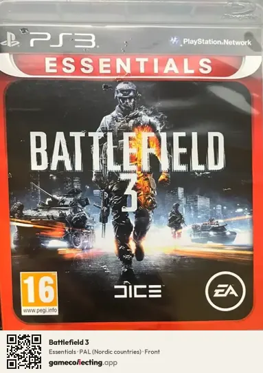Battlefield 3 PlayStation 3, Nordic countries box front