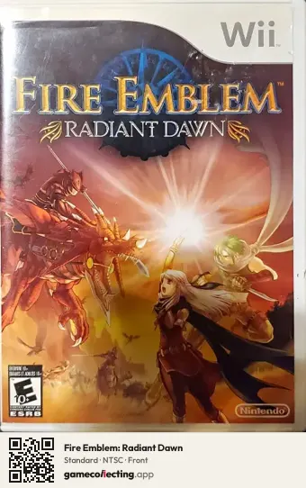 Fire Emblem: Radiant Dawn Nintendo Wii, NTSC box front