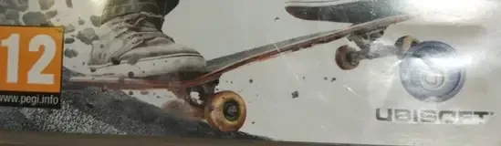 Shaun White Skateboarding, the PEGI square on its front