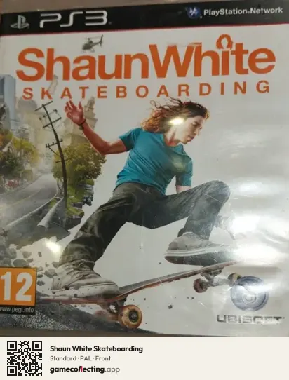 Shaun White Skateboarding PlayStation 3, PAL box front