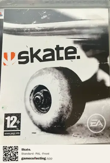 Skate. PlayStation 3, PAL box front