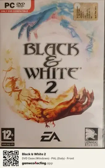 Black & White 2 Computer, Italy box front