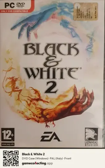 Black & White 2 Computer, Italy box front