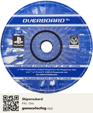 Shipwreckers! PlayStation, PAL disc