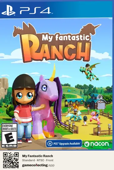 My Fantastic Ranch PlayStation 4, NTSC box front