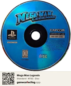 Mega Man Legends PlayStation, NTSC disc