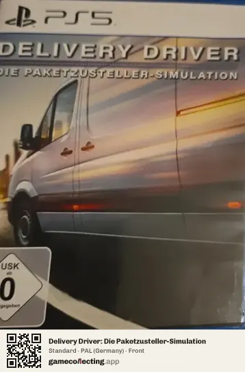 Delivery Driver: Die Paketzusteller-Simulation PlayStation 4, Germany box front