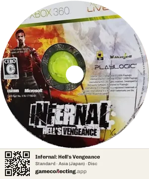 Infernal: Hell's Vengeance Xbox 360, Asia disc