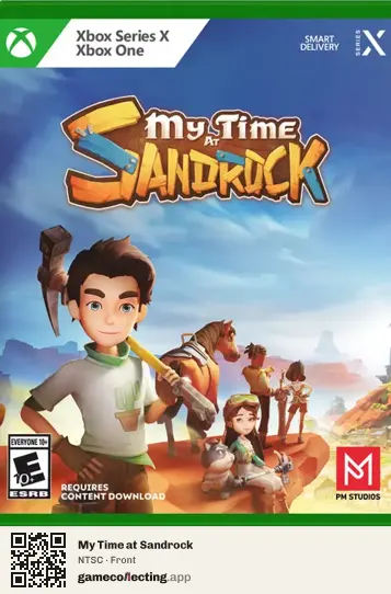 My Time at Sandrock Xbox Series X, NTSC box front