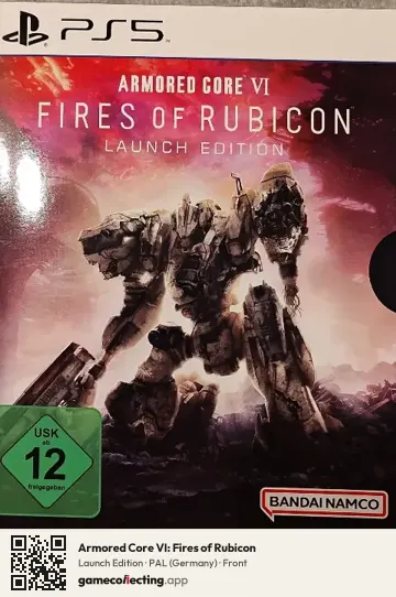 Armored Core VI: Fires of Rubicon PlayStation 5, Germany box front