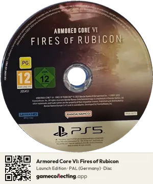 Armored Core VI: Fires of Rubicon PlayStation 5, PAL disc