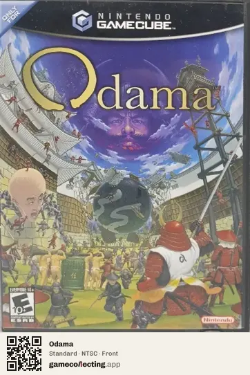 Odama Nintendo GameCube, NTSC box front