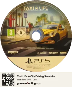 Taxi Life: A City Driving Simulator PlayStation 5, PAL disc