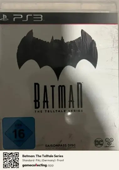 Batman: The Telltale Series PlayStation 3, Germany box front