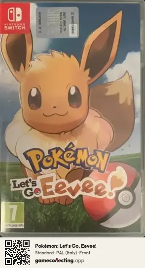 Pokémon: Let's Go, Eevee! Nintendo Switch, Italy box front