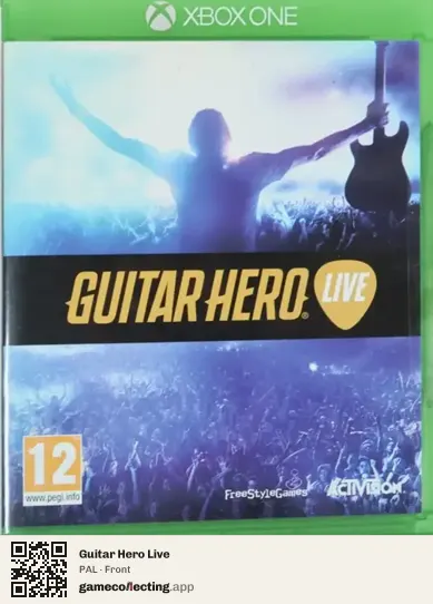 Guitar Hero Live Xbox One, PAL box front