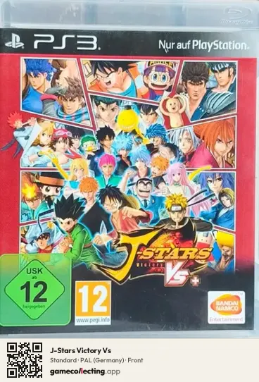 J-Stars Victory Vs PlayStation 3, Germany box front