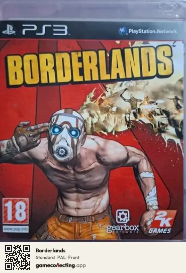 Borderlands PlayStation 3, PAL box front